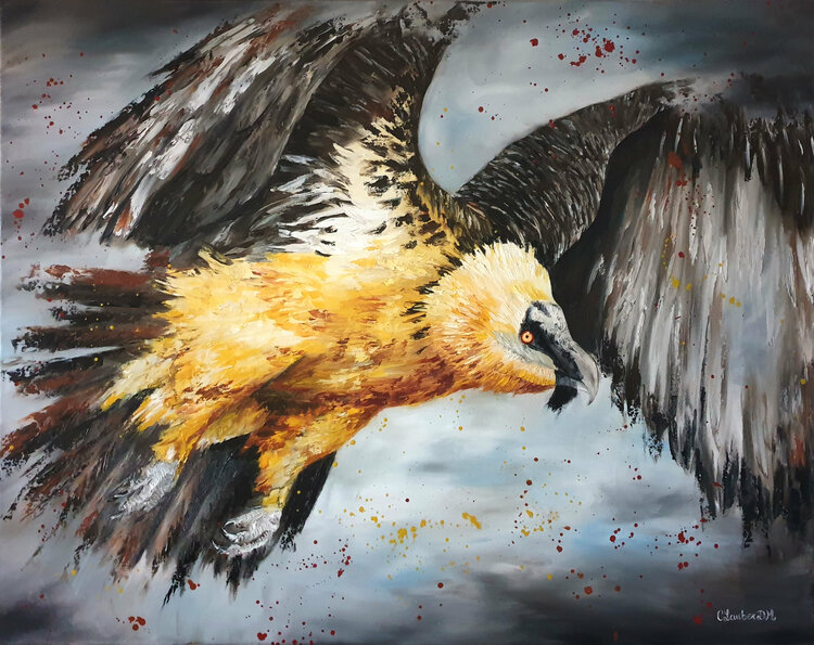 vulture painting