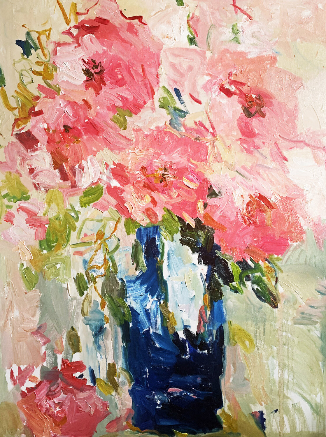 A song of roses. by Lilia Orlova-Holmes (2020) : Painting Oil on Canvas ...