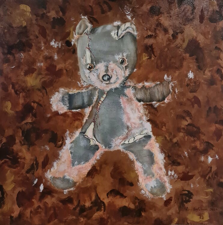 space teddy bear