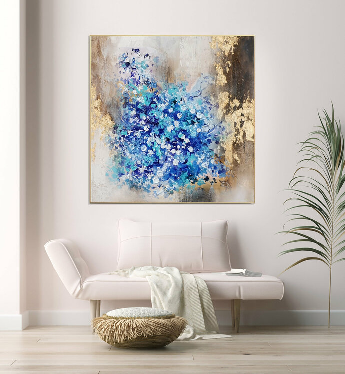 abstract flower painting acrylic