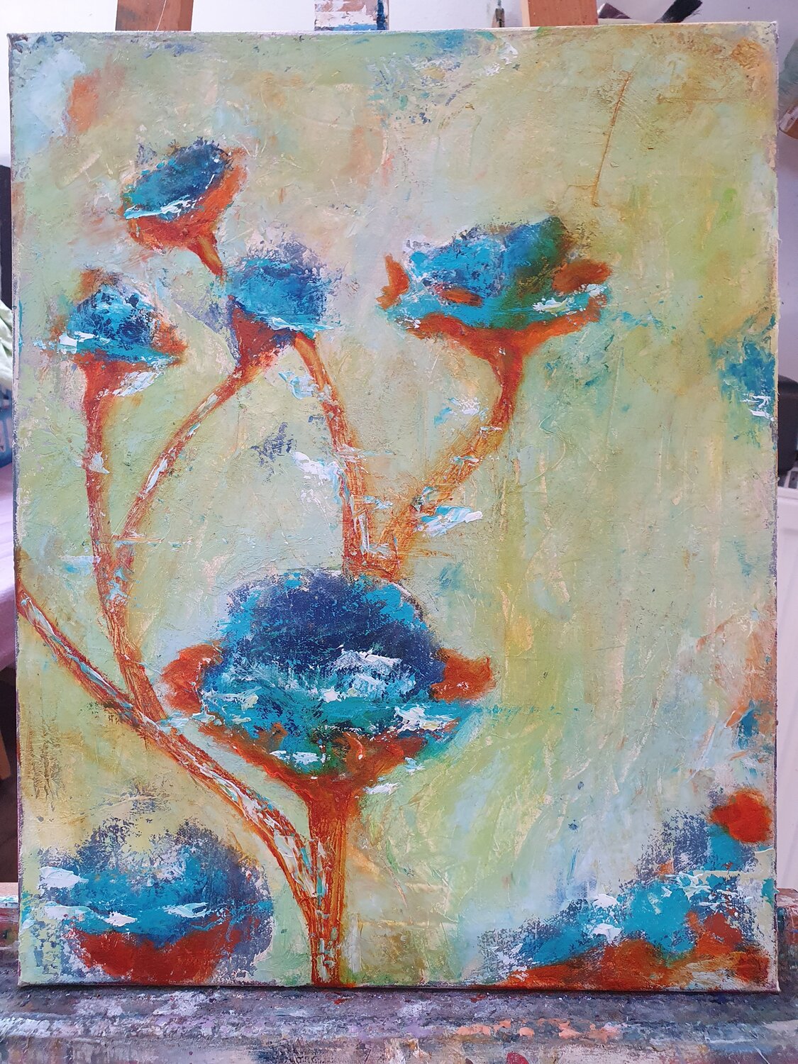hurtig fårehyrde højen Duft von Glück by Ulrike Schmitt (2023) : Painting Oil, Resin on Canvas -  SINGULART