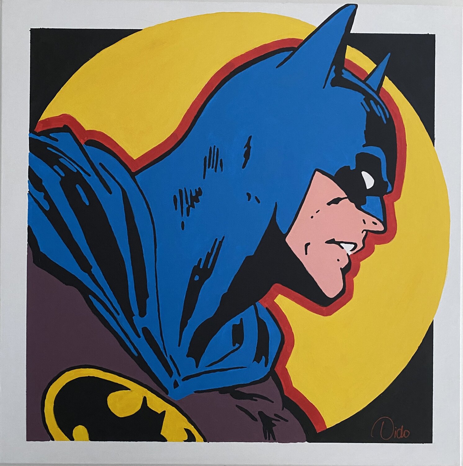 Always be Batman by Dido de Beer (2022) : Painting Acrylic on Canvas -  SINGULART