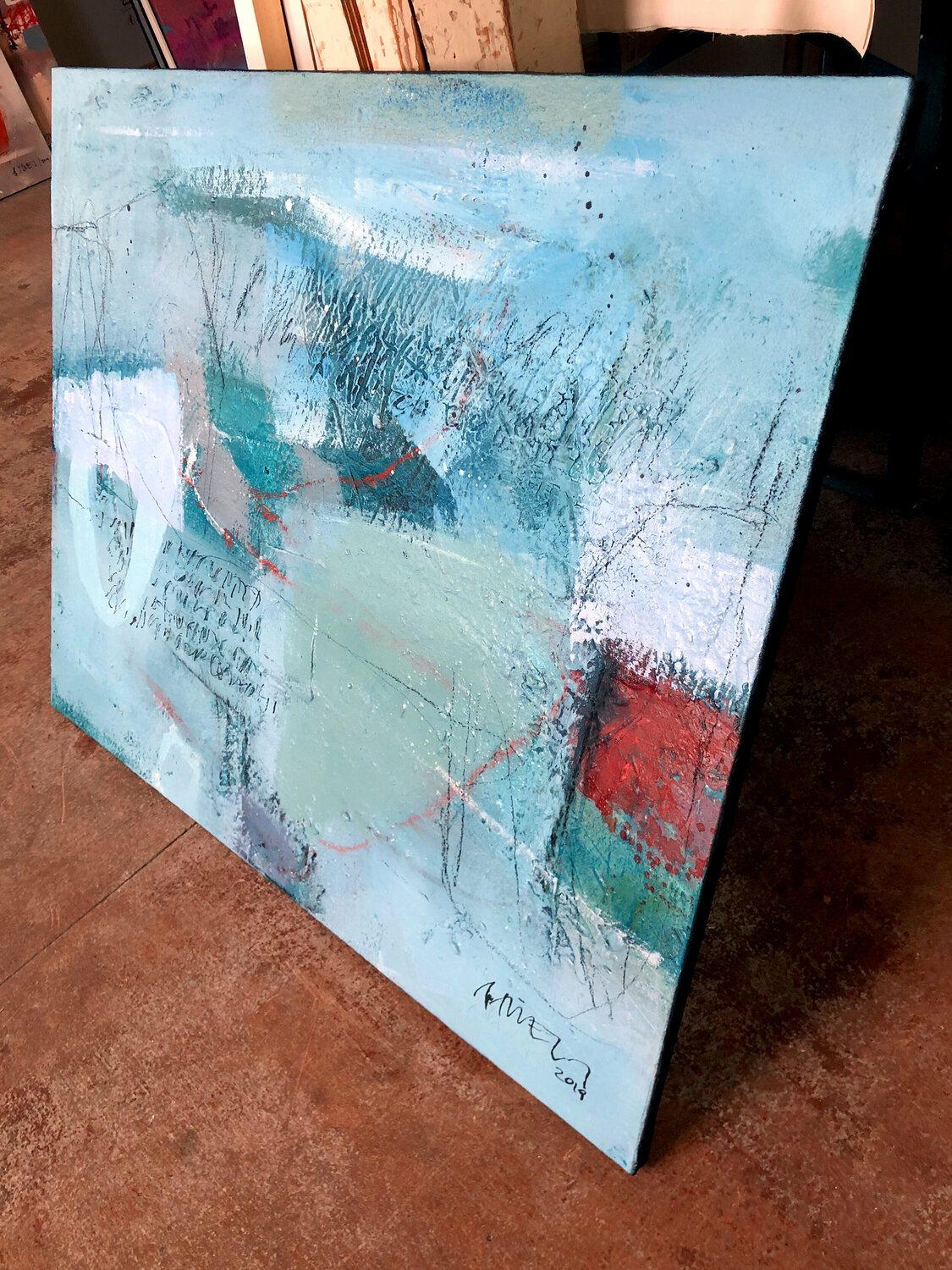 Ins Arktische (1557) by Robert Süess (2019) Painting Acrylic, Collage