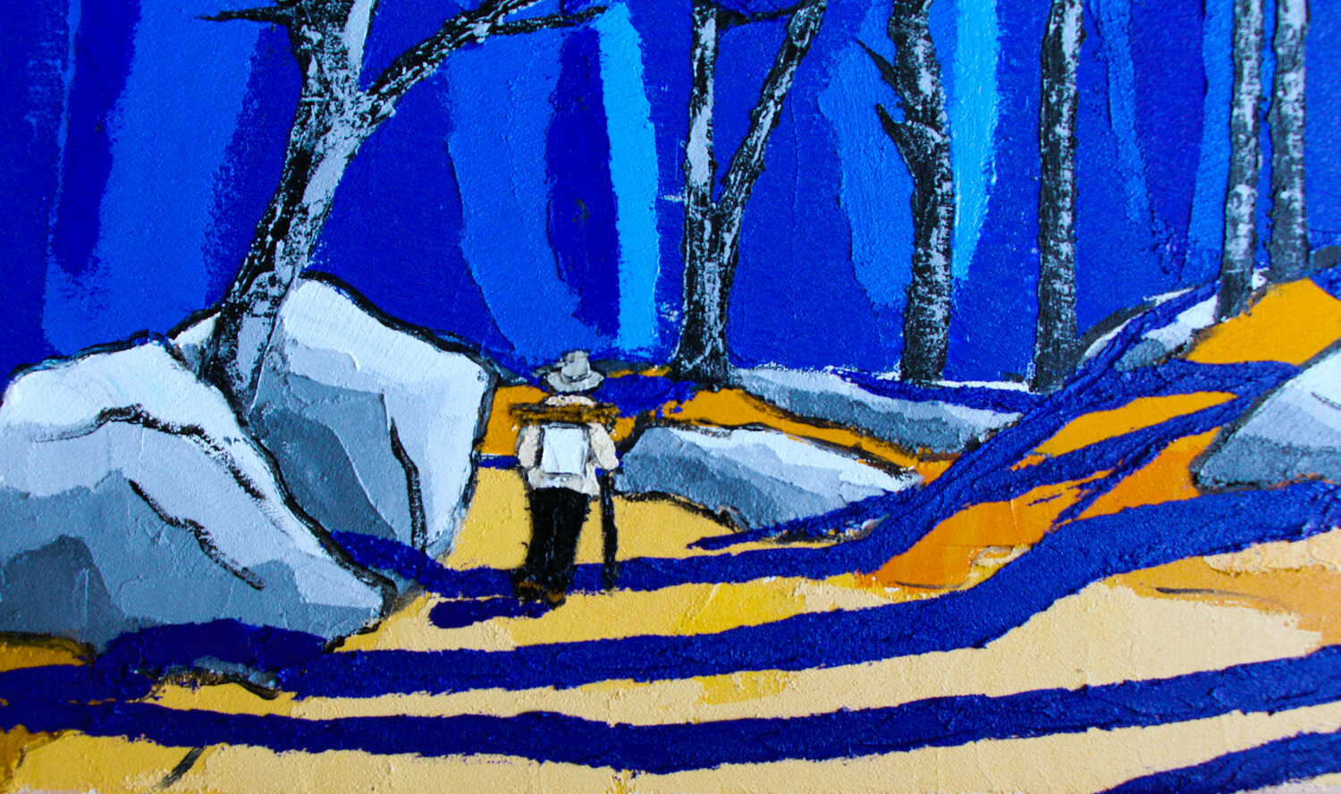 Ada Le Chemin De L Olivier Sur le chemin de l’art moderne by Olivier Boissinot (2020) : Painting
