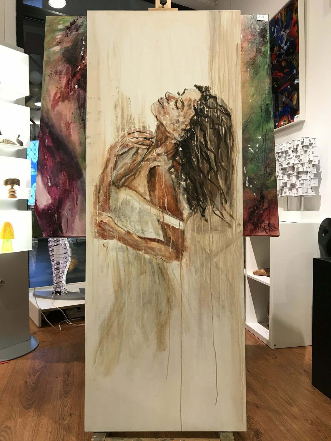 Passion von Tiny De Bruin (2020): Malerei Acryl auf Leinwand - SINGULART