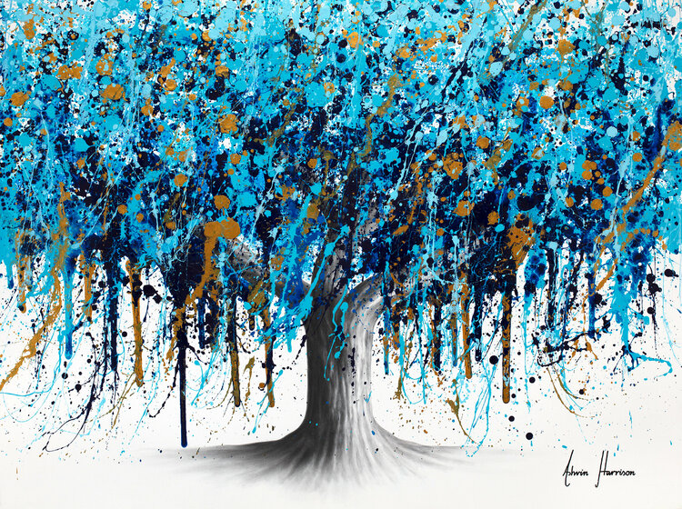 Caribbean Sea Tree By Ashvin Harrison 22 Painting Acrylic Charcoal On Canvas Singulart