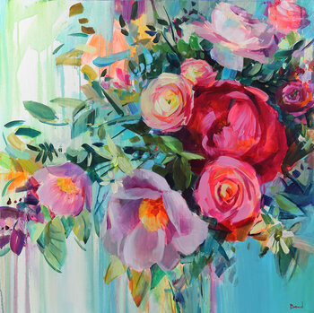 Life Is Beautiful In Pink by Tatiana Yabloed (2020) : Painting Acrylic ...