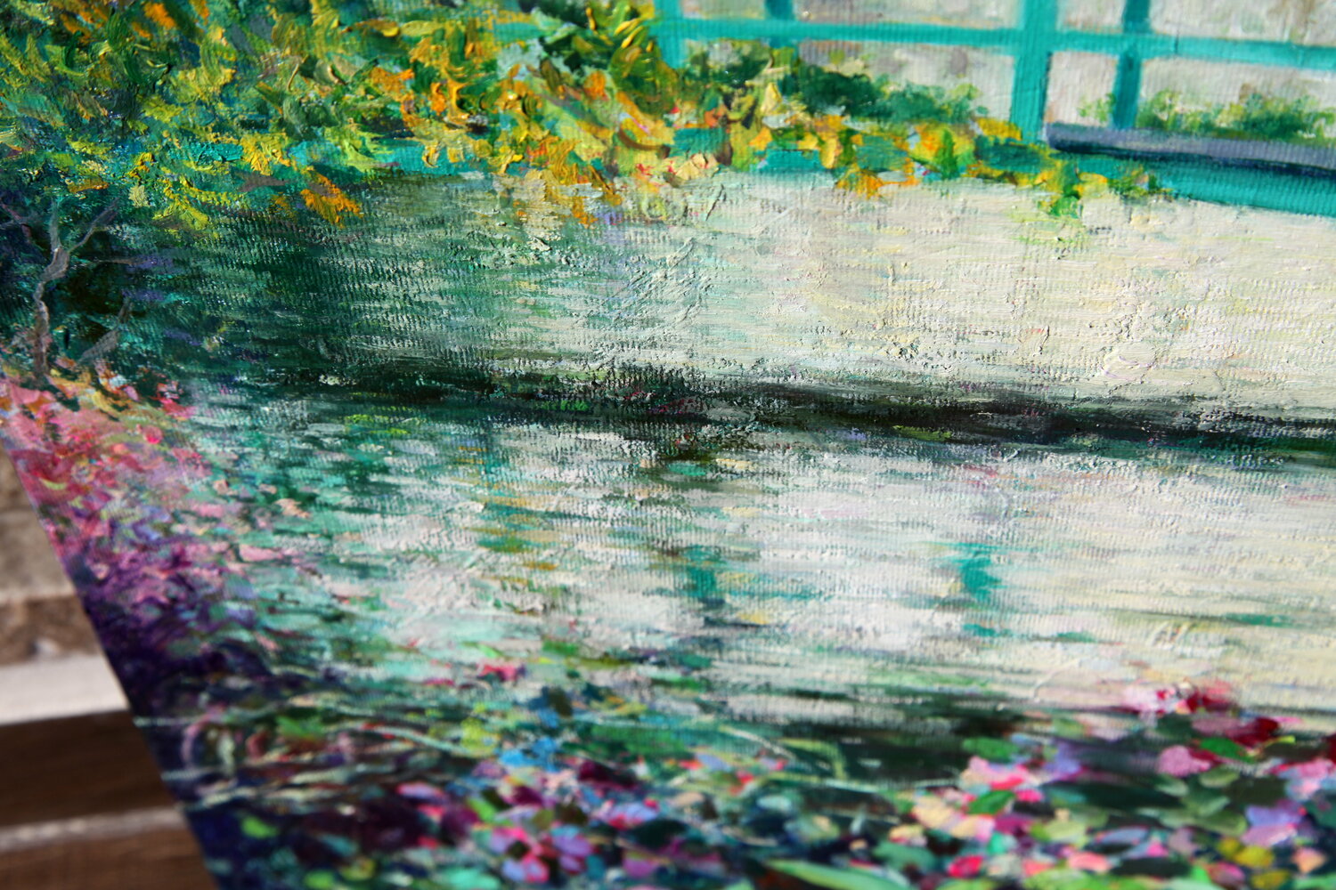 Giverny Memory by Emil Aziz (2020) : Painting Oil on Canvas - SINGULART