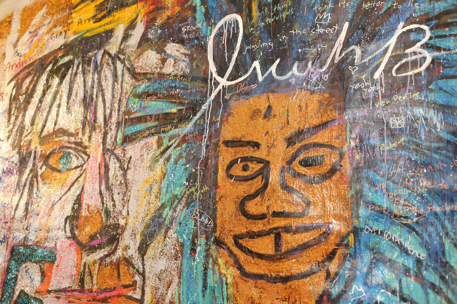 Untitled Art History Painting ( JeanMichel Basquiat's Dos Cabezas ) de