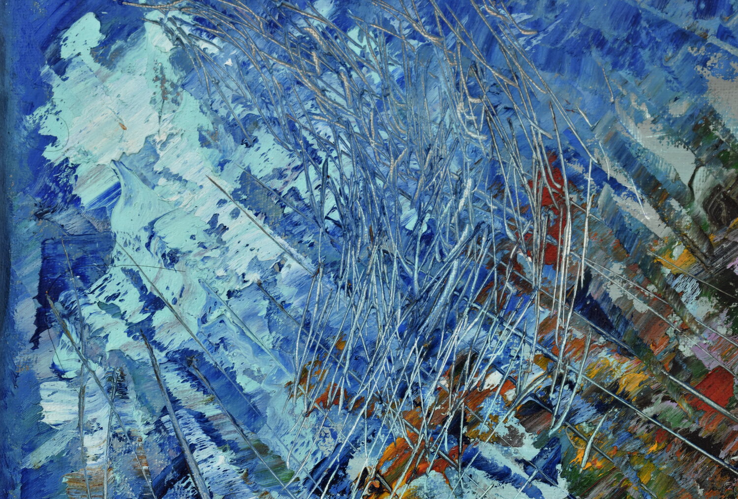 UNDERWATER PAINTING Underwater Expression was made underwater by Olga Nikitina (2021) Painting