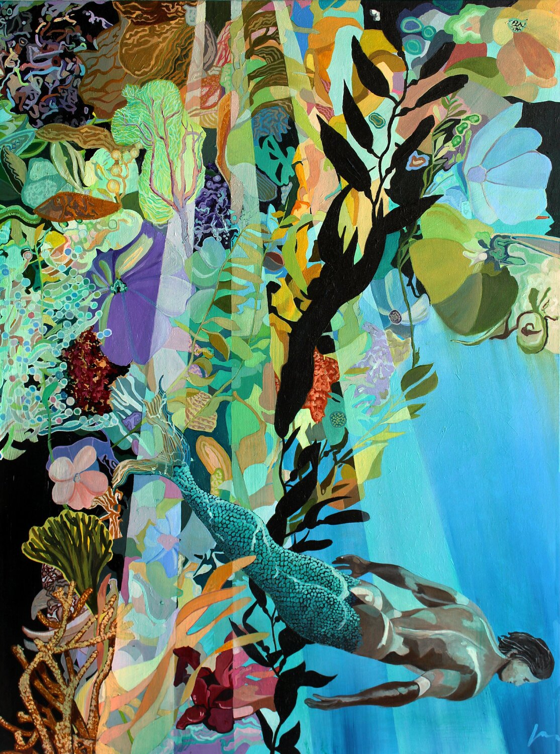 Neptune Garden by Ken Vrana (2017) Painting Oil on Canvas SINGULART