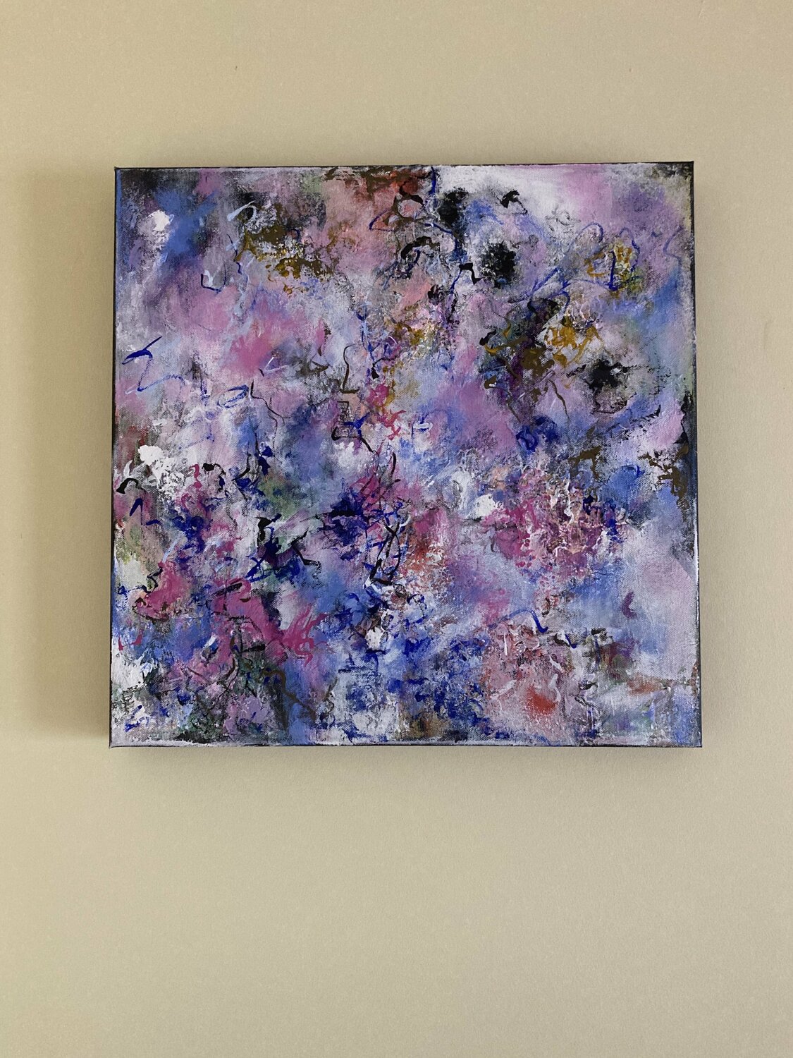 Floral 12.20 by Viktoria Ganhao (2020) : Painting Acrylic, Sand on ...