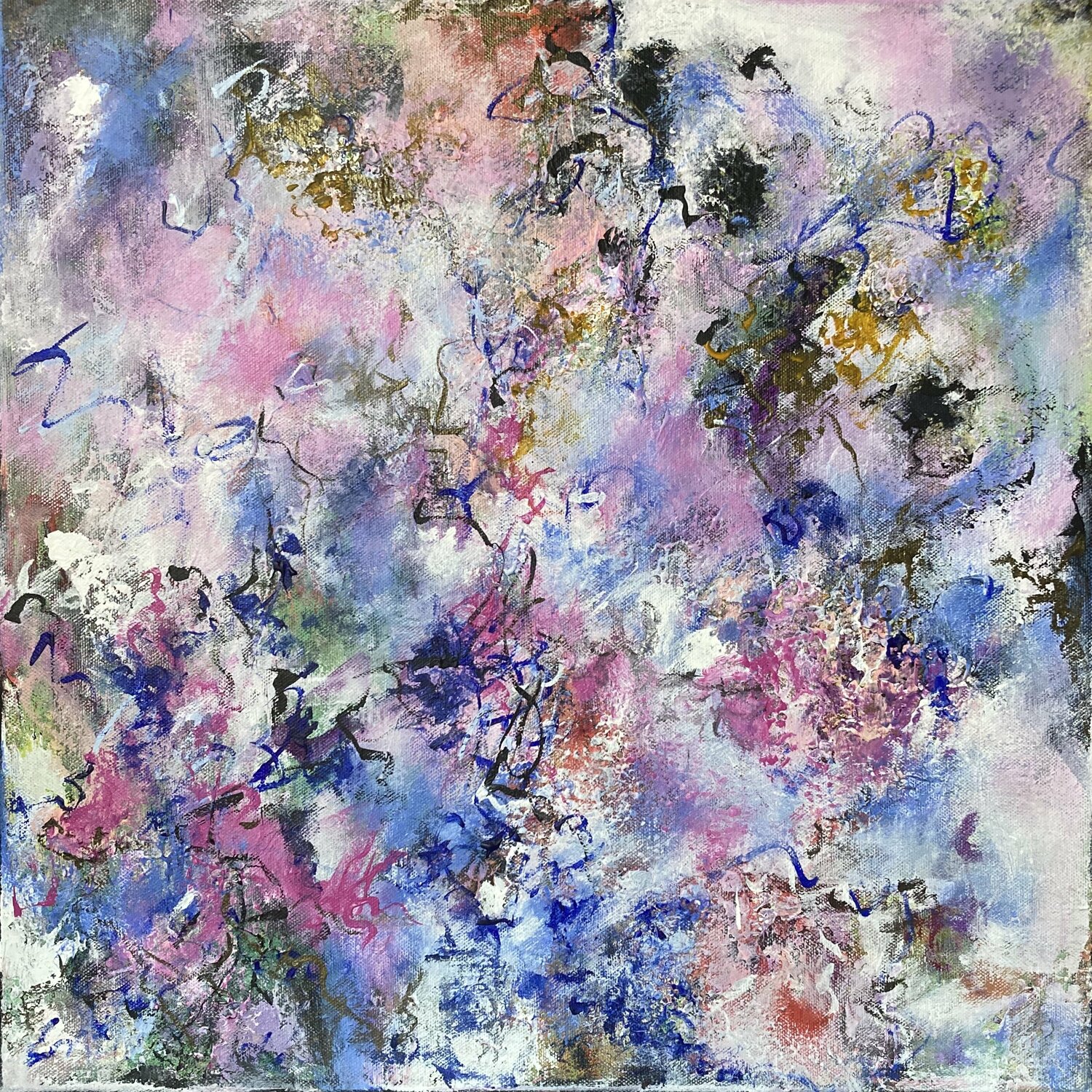 Floral 12.20 by Viktoria Ganhao (2020) : Painting Acrylic, Sand on ...