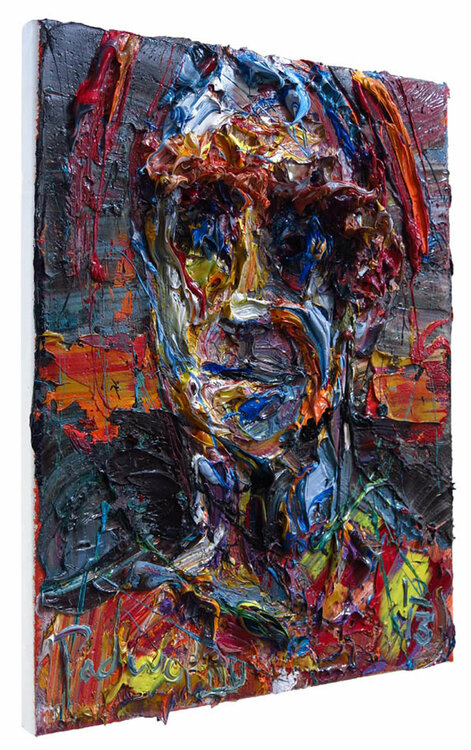 abstract male figure