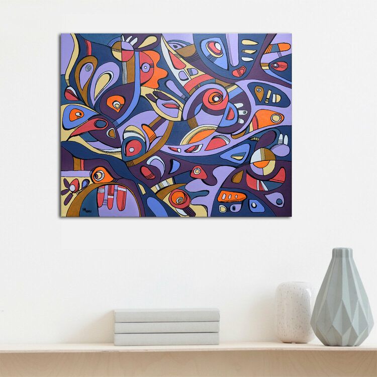 The Butterfly Effect by Aniko Hencz (2021) Painting Acrylic on Canvas