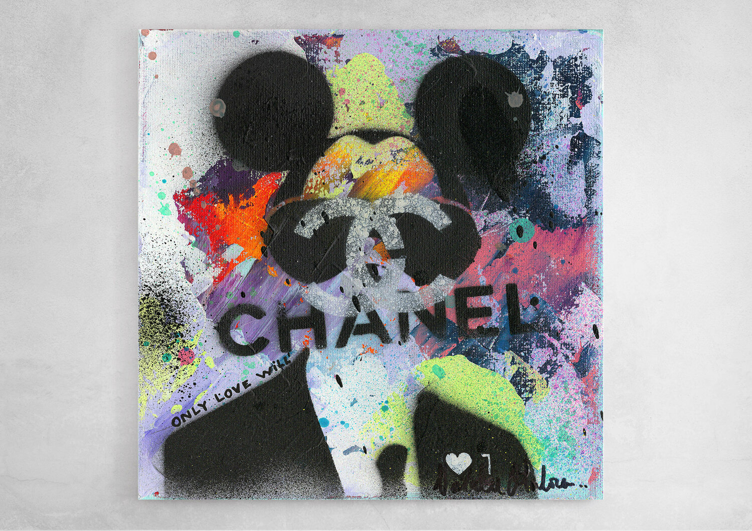 Chanel live love &. Louis Vuitton Painting by Natalie Otalora