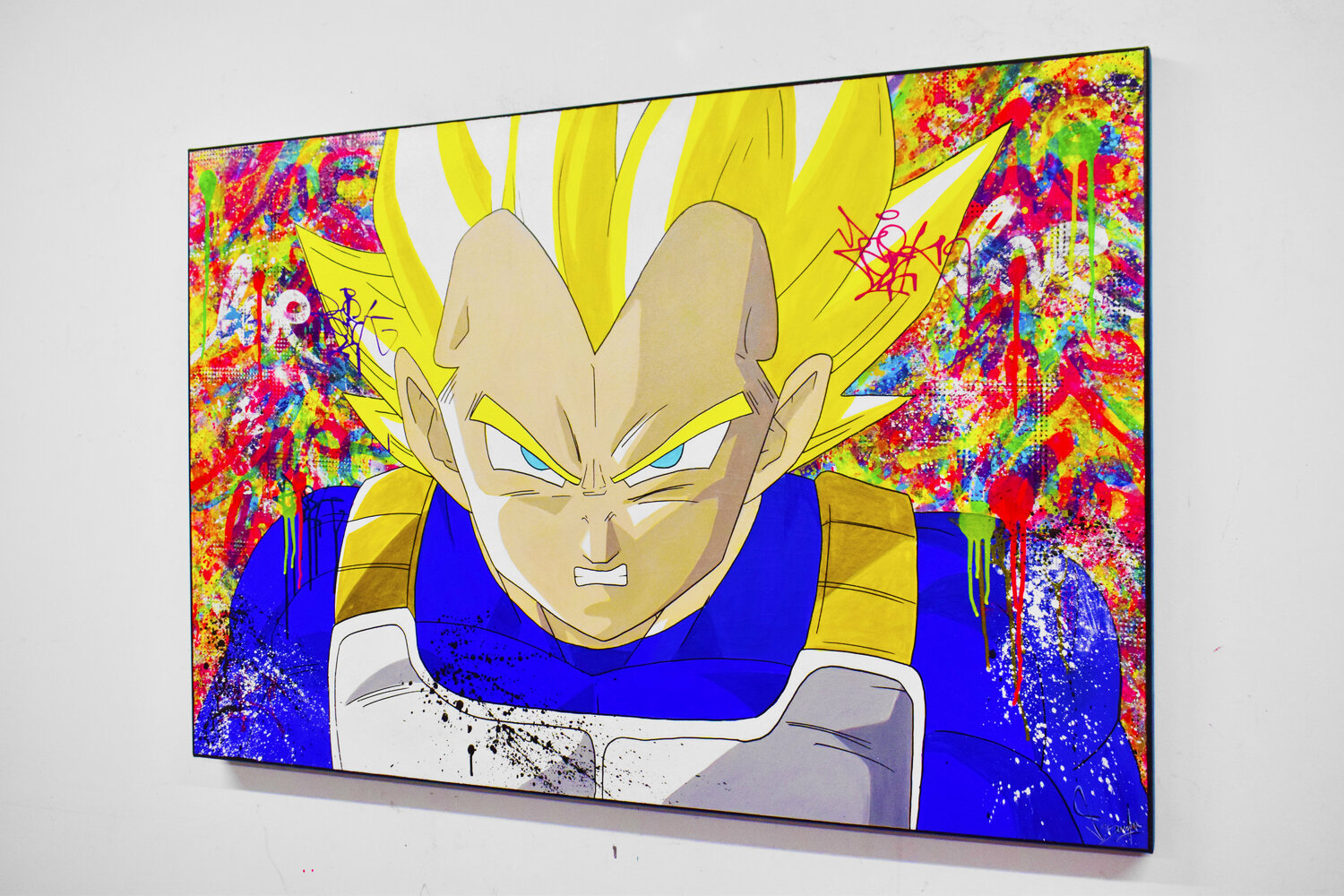 majin vegeta painting