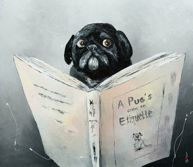 a pug's guide to etiquette