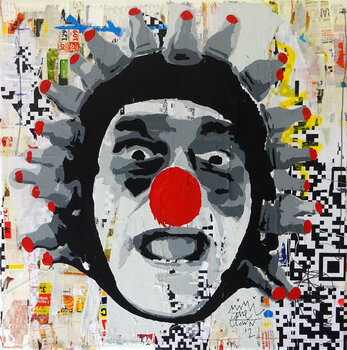 Mimi The Clown : contemporary French Painter - SINGULART