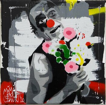 Mimi The Clown : contemporary French Painter - SINGULART