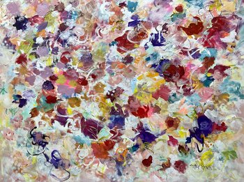 Rainbow in the garden Marie Manon Corbeil