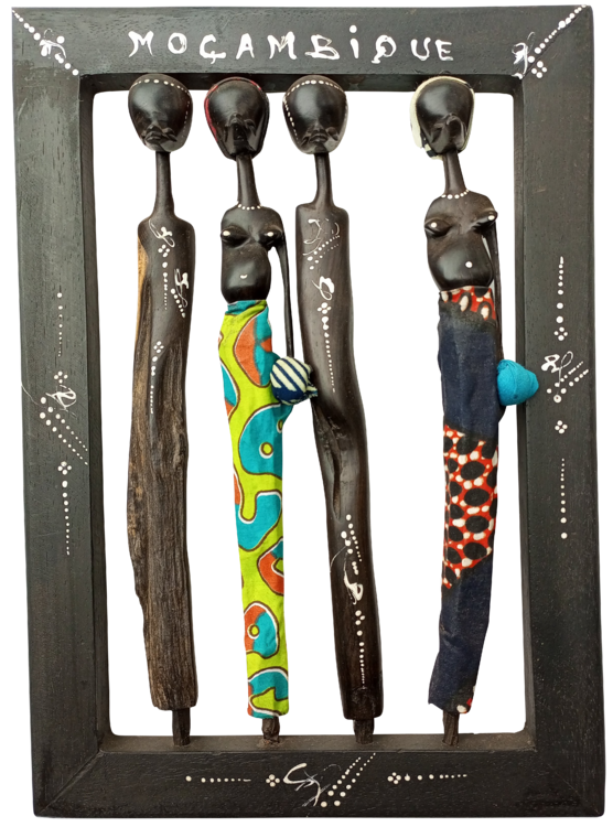 African women art, Wall hanging frame, Figurines art, African art