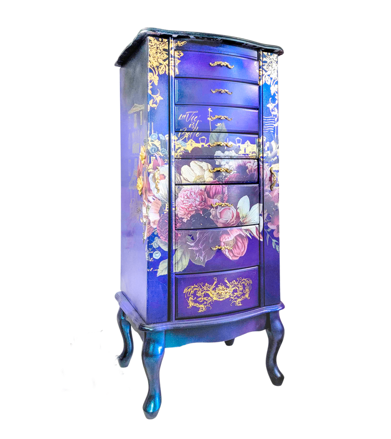 Life is Beautiful Jewelry Armoire by Eclat Designs By Crystin (2022