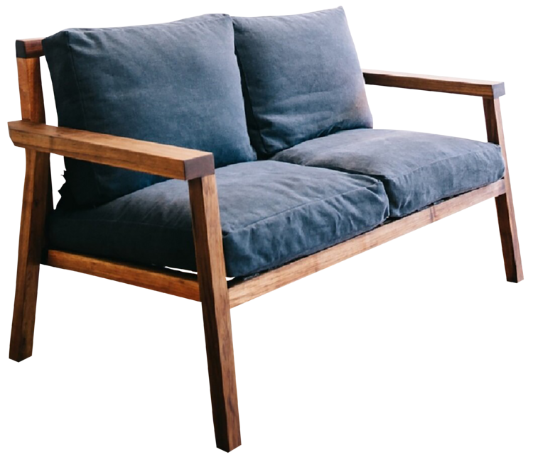 ARCHI CHAIR 2 SEATER by JD.Lee Furniture (N.D) Seating Textile