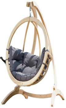 zoals dat vertraging Champagne Globo Chair natura - AZ-2030820 by Amazonas (N.D) : Seating Textile, Wood -  SINGULART