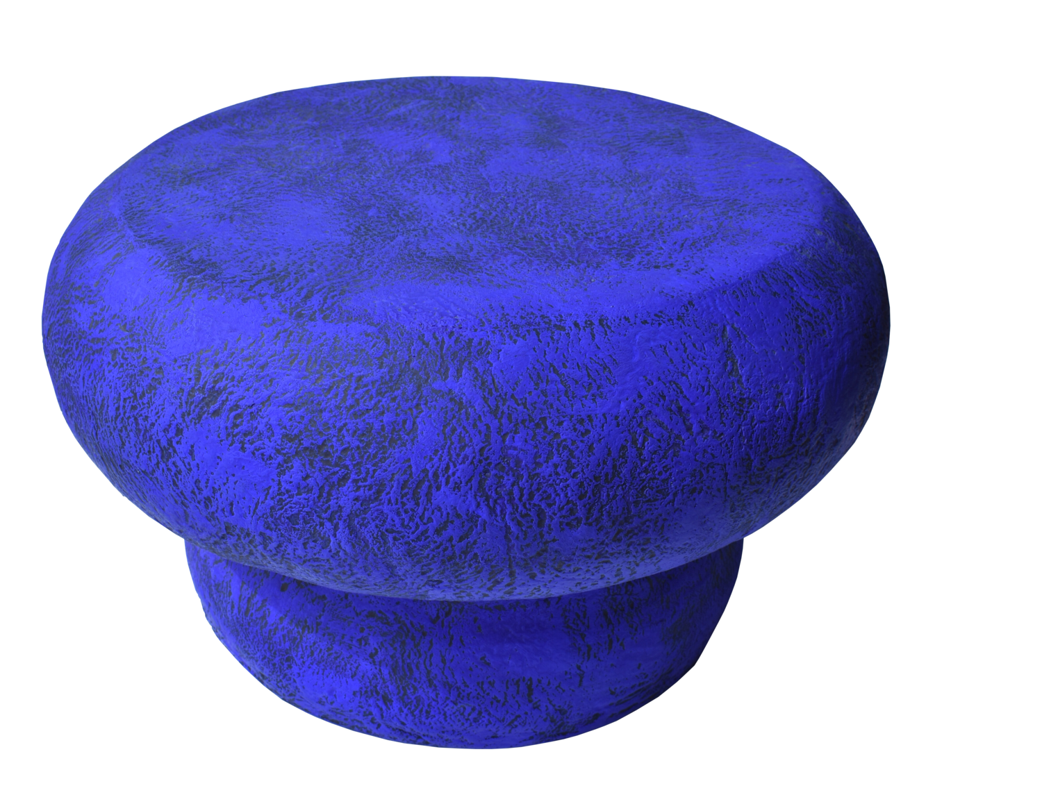 Coffee table blue by Milena Nicosia (2022) Sculpture Resin, Wood